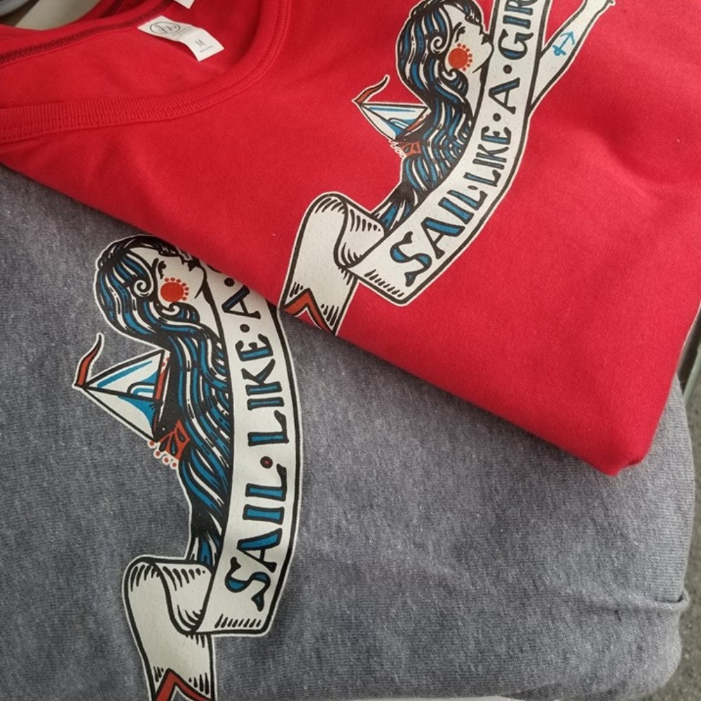 Sail Like a Girl Women's tee NWOT